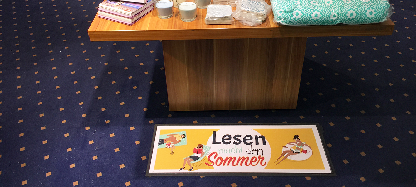 FloorWindo Bodenmatte POS Werbedisplay Retail